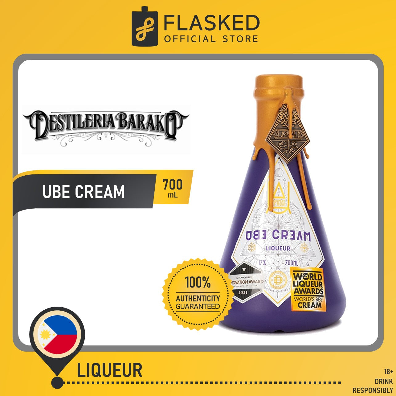 Ube Cream Liqueur - Amazing Ube 700mL