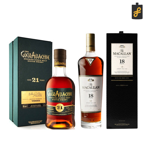 Macallan + Glenallachie Premium Whisky Bundle B