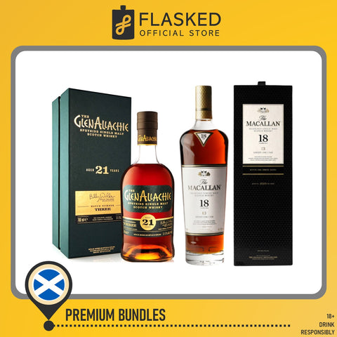 Macallan + Glenallachie Premium Whisky Bundle B