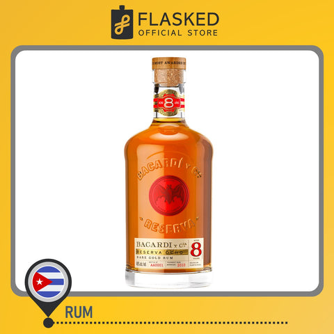 Bacardi Reserva Ocho 8 Year Old Rum 700mL