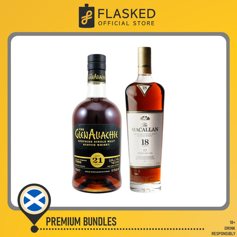 Macallan + Glenallachie Premium Whisky Bundle B