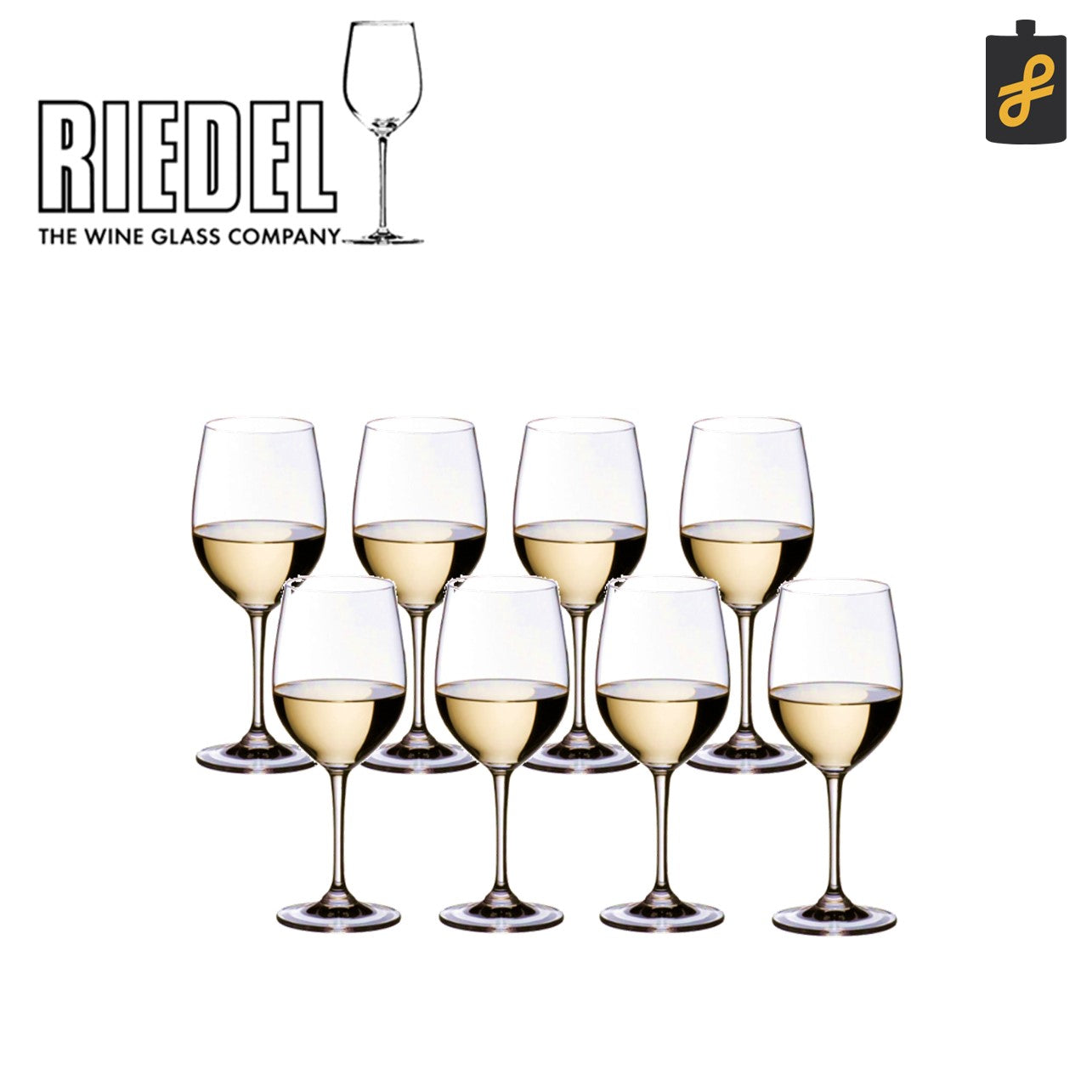 Riedell Vinum Chardonnay Glass Gift Set of outlets 8