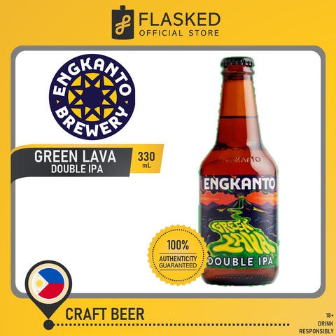 Engkanto Green Lava - Double IPA Beer 330mL