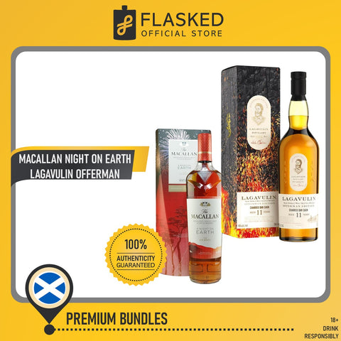 Macallan + Lagavulin Premium Whisky Bundle