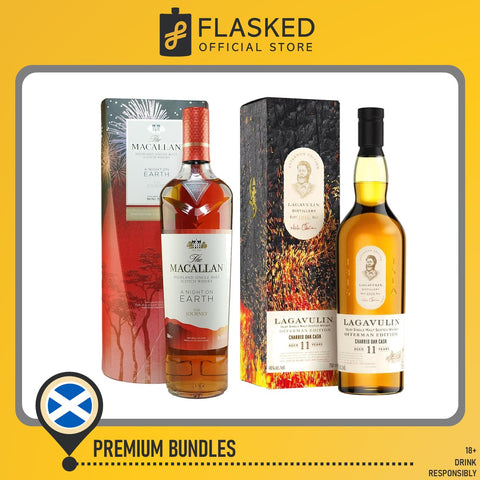 Macallan + Lagavulin Premium Whisky Bundle