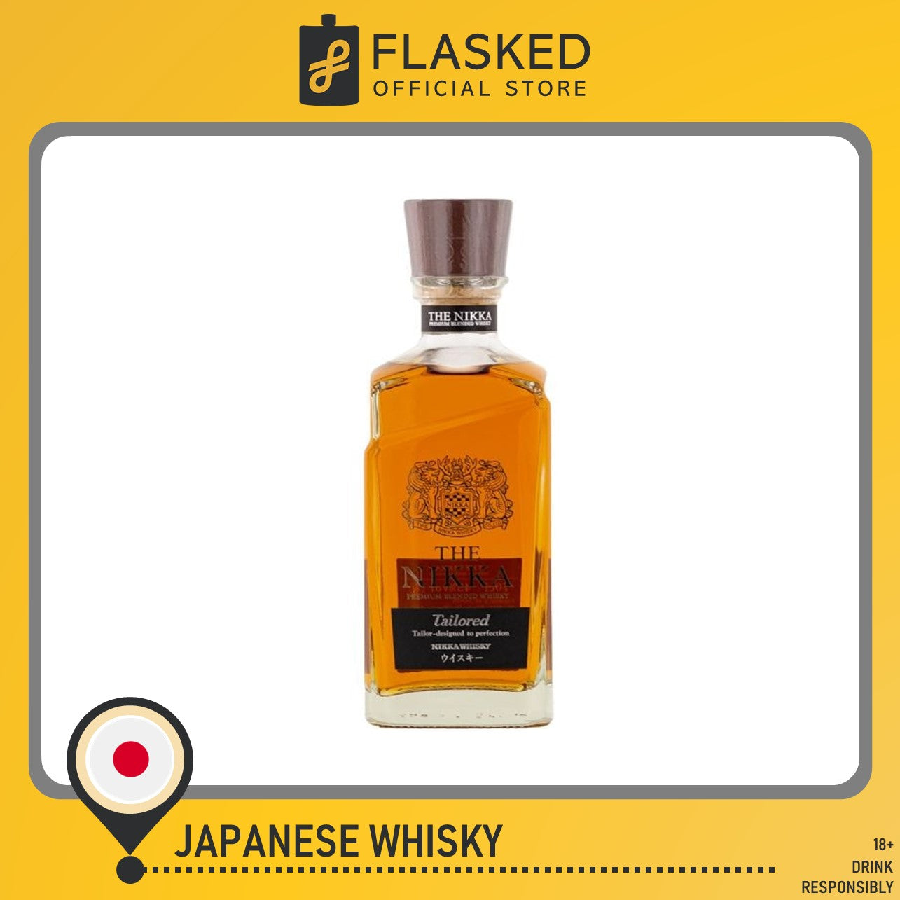 Nikka Tailored Premium Blended Whisky 700ml – Flasked Liquor