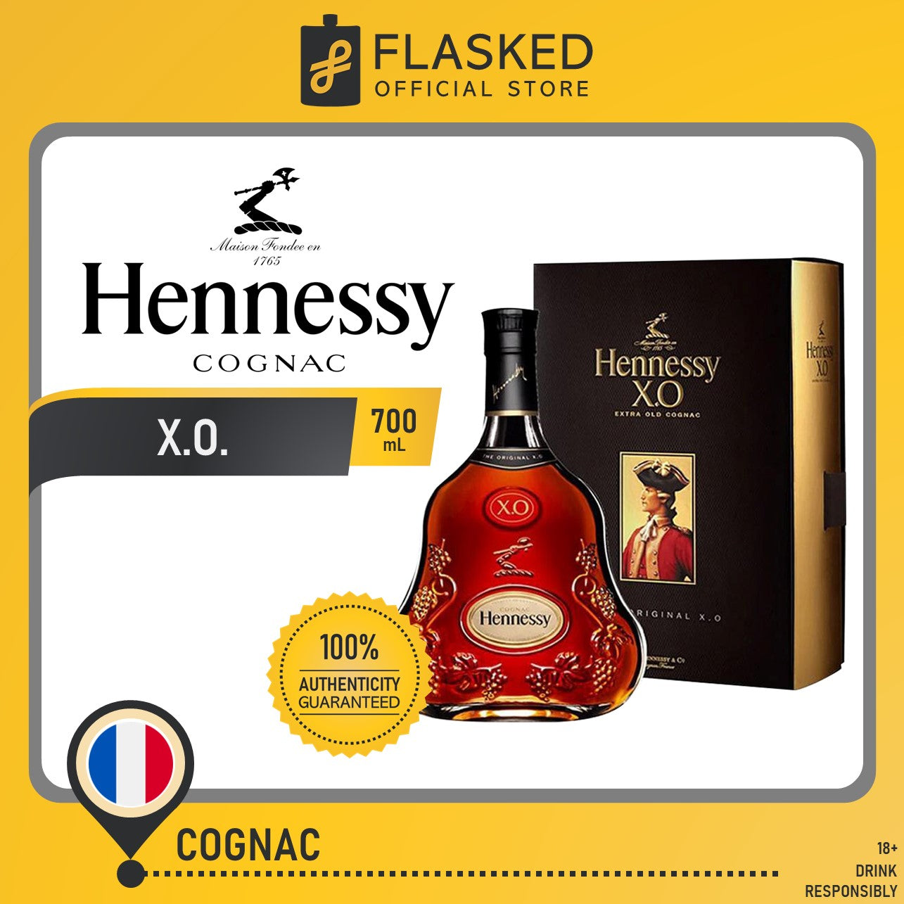 Hennessy XO Extra Old Cognac 700ml – Flasked Liquor Store