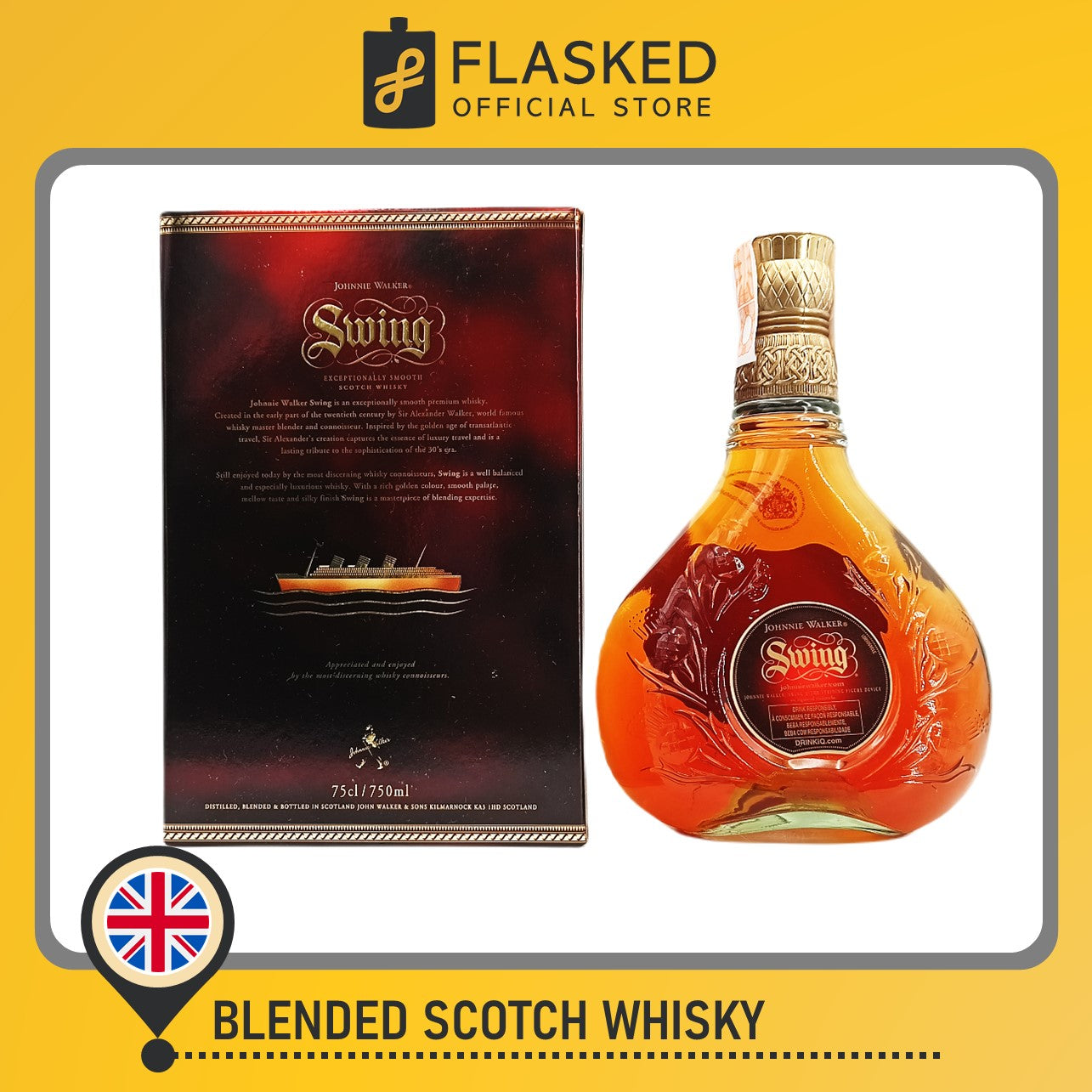 Johnnie Walker Swing Whisky 750mL – Flasked Liquor Store