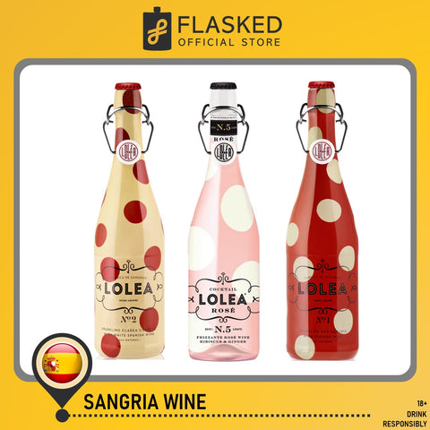 Lolea Sangria Wine Bundle 3x750mL (Red, White, Rose)