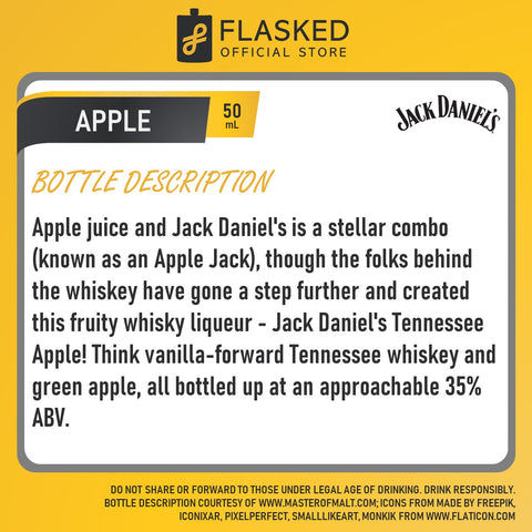 Jack Daniel's Tennessee Apple Whiskey Mini 50mL