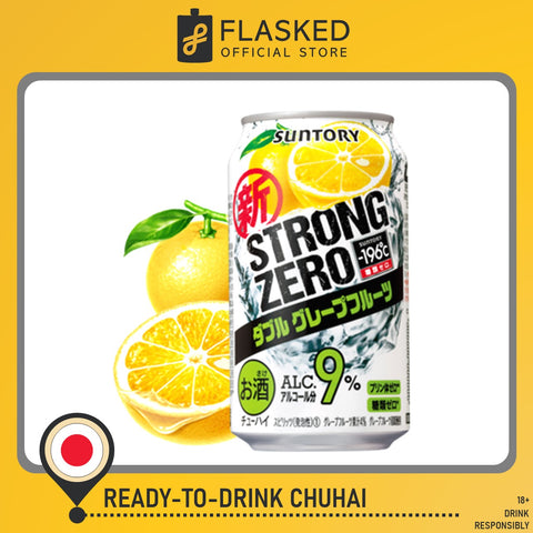 Suntory Strong Zero Grapefruit Carbonated Alcoholic Drink