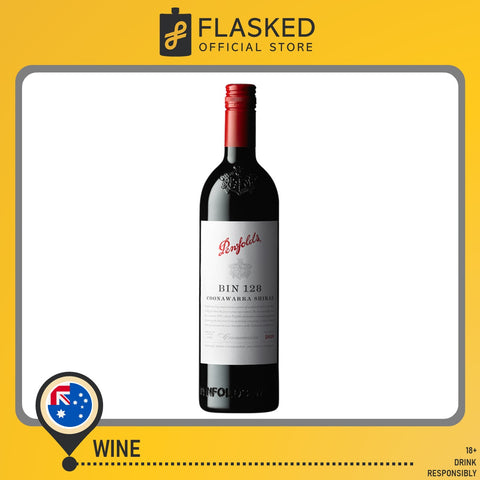 Penfolds Bin 128 Coonawarra Shiraz Vintage 2019 750mL with FREE Bottle Engraving