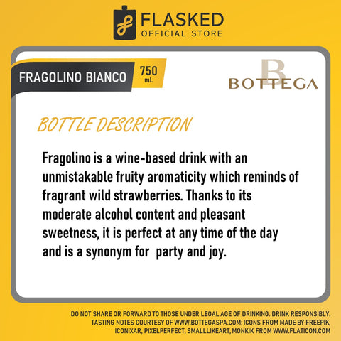 Bottega Fragolino Frizzante Bianco 750ml