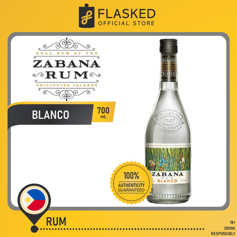 Zabana Blanco White Rum 700mL