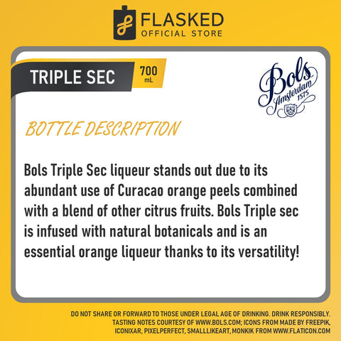 Bols Triple Sec Liqueur 700mL