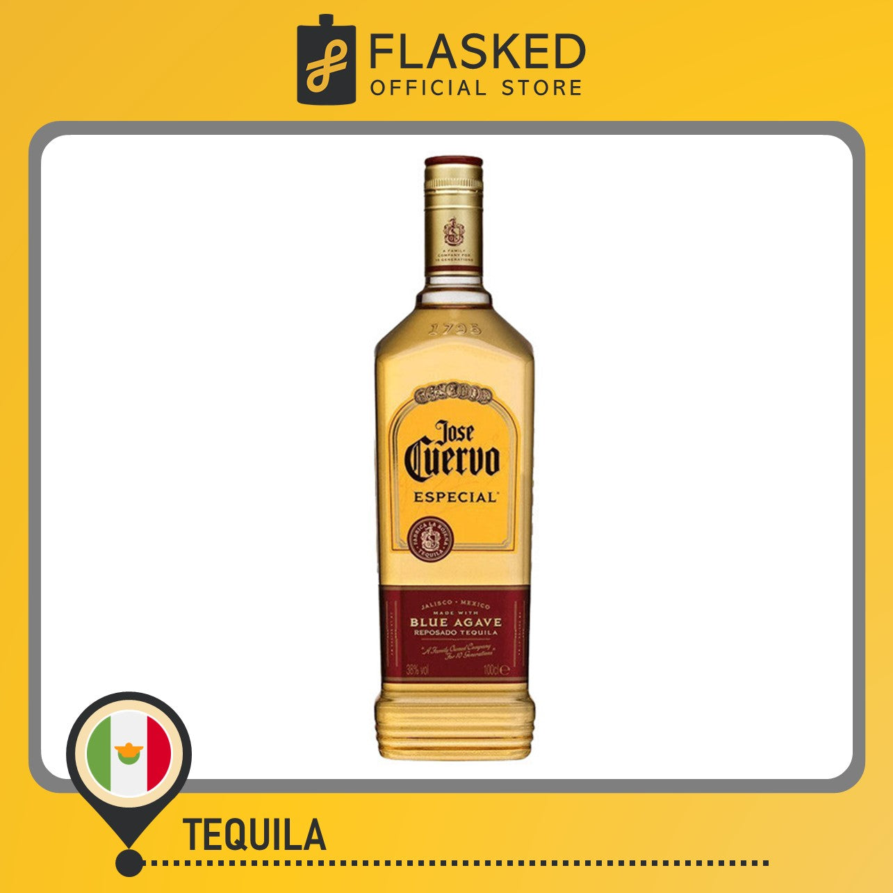 Jose Cuervo Gold Tequila 1L