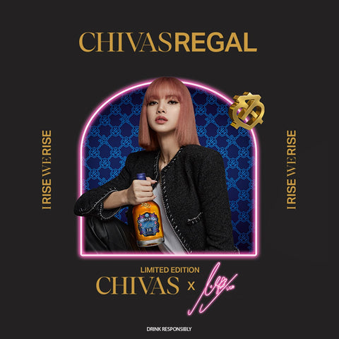 Chivas Regal 18 Year Old Lisa Limited Edition 700ml Blended Scotch Whisky Blackpink